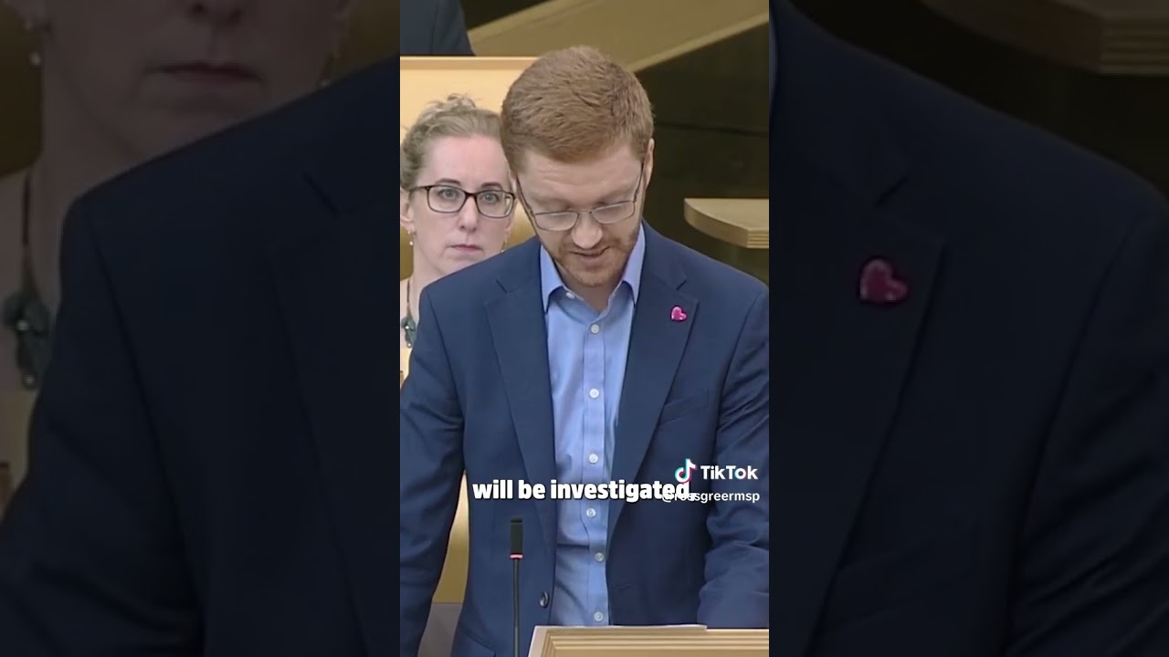 Ross Greer points out the hypocrisy of Britain's Israel stance
