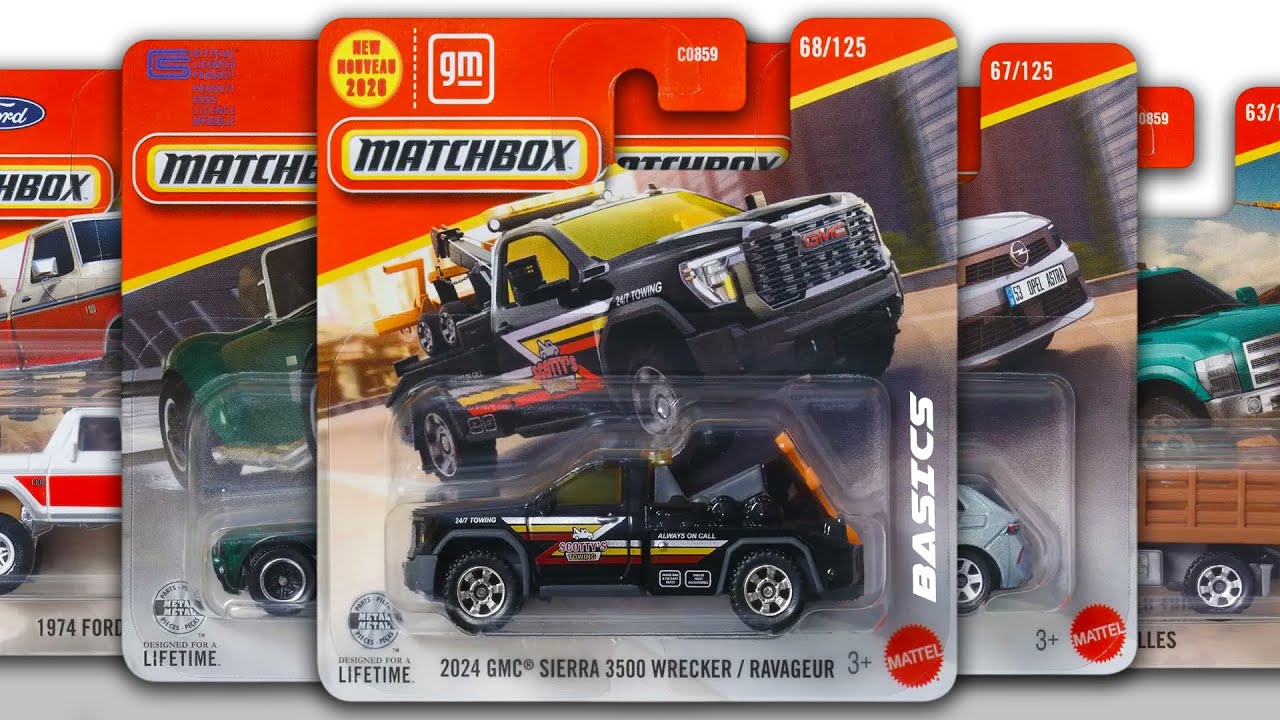 Showcase - Matchbox New Basics, Movie Boxset, 8 Pack Sets, Mini GT, Countach LP5000 & Many More.