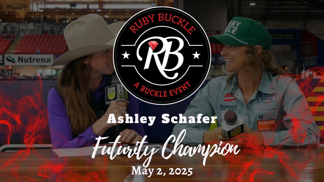 Ashley Schafer, Futurity Champion | Ruby Buckle Central 2025