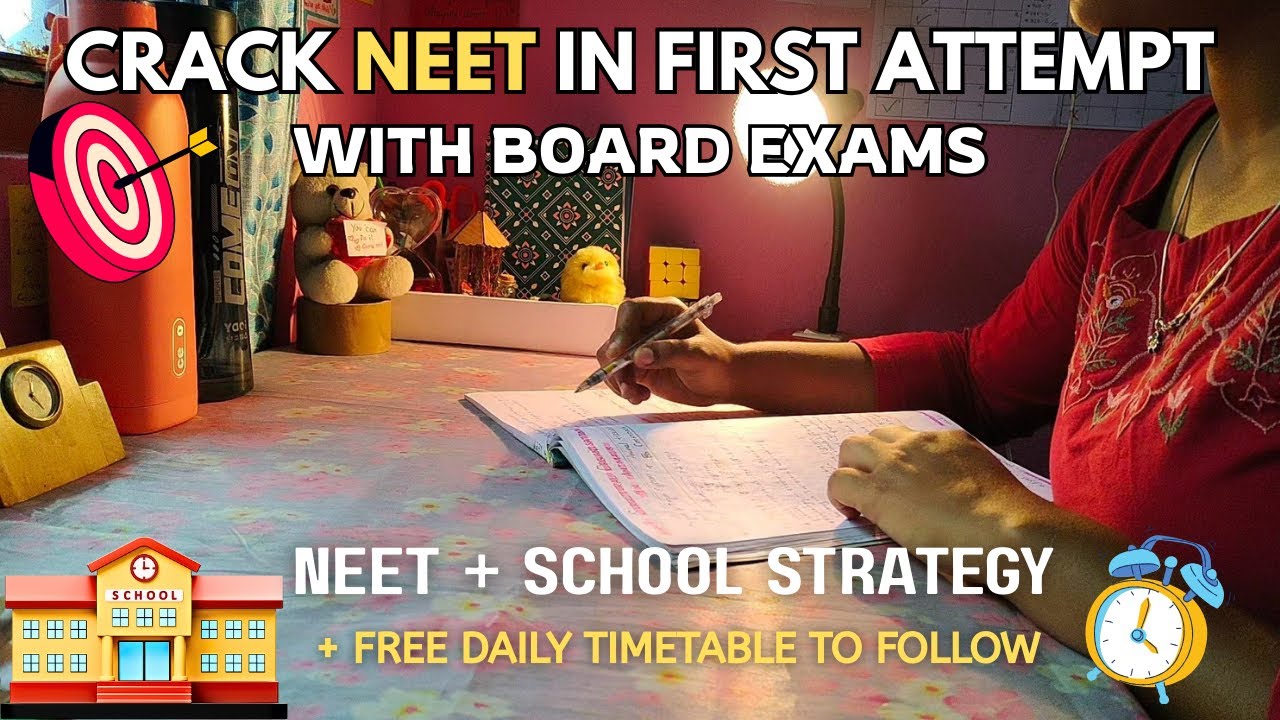 How to manage School with NEET preparation| NEET strategy for 11th & 12th class