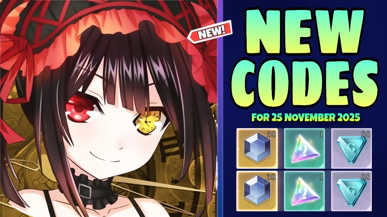 *Новые* Коды Date A Live Spirit Echo от 25 ноября 2025 г. || Коды активации Date A Live Spirit Echo
