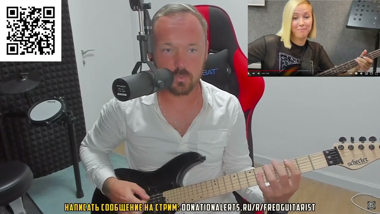 Fredguitarist смотрит свежую репетицию группы Ранетки