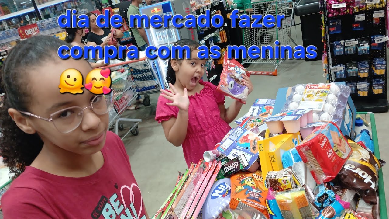 DIA DE FAZER COMPRA 🤑AS MENINAS ME AJUDANDO HOJE TAVA BEM MALUCO OS PREÇOS 🤭🤑