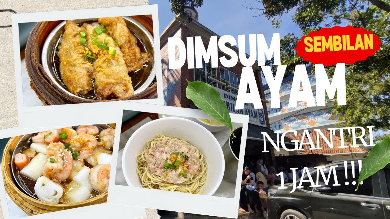 REVIEW DIMSUM SEMBILAN AYAM BANDUNG || ANTRIAN PANJANG !!!