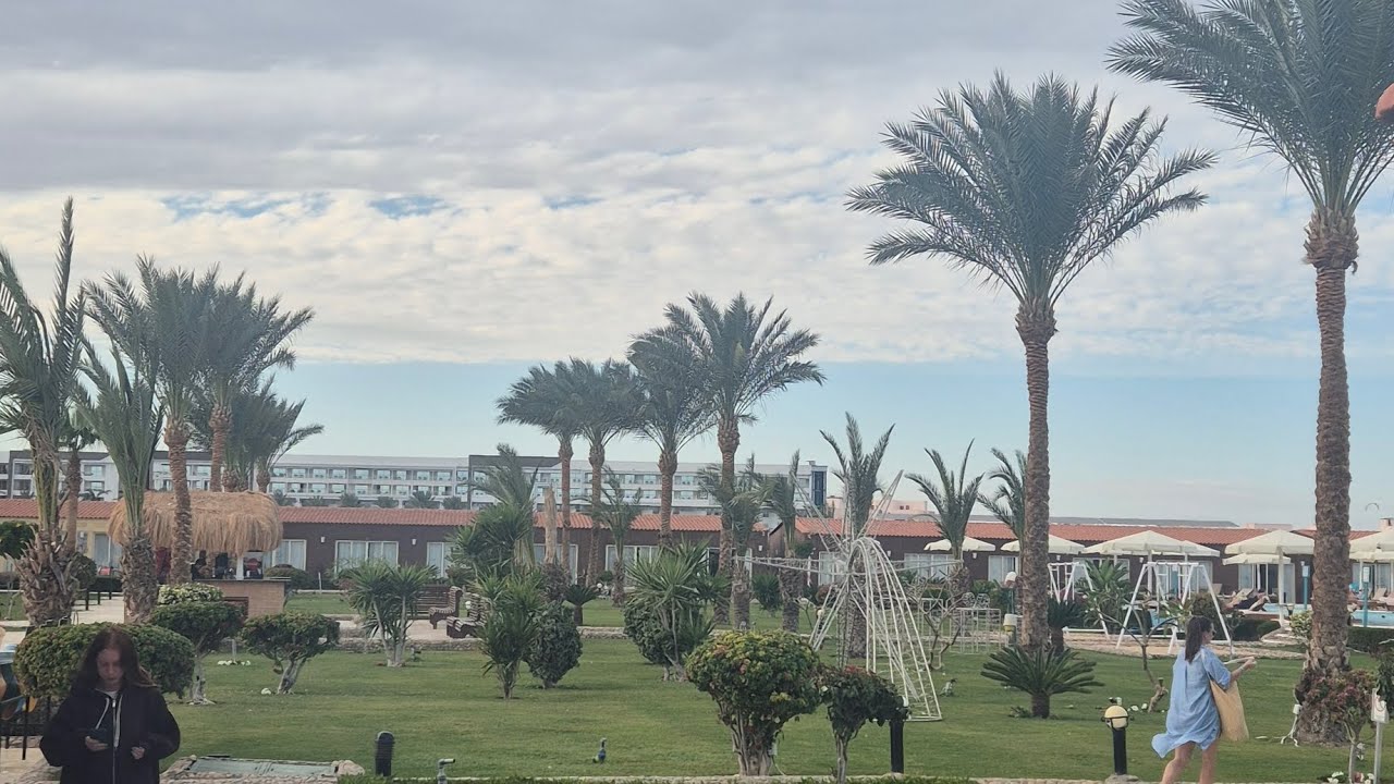 The grounds of Sunrise Alora Aqua Park Resort in Hurghada Eygpt. It was a fantastic stay. 