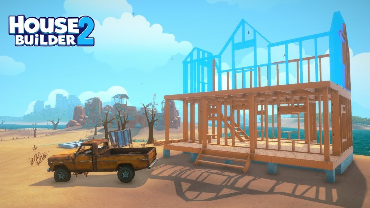 Building Houses From Scratch In Odd Physics World ~ House Builder 2 (Early Access)