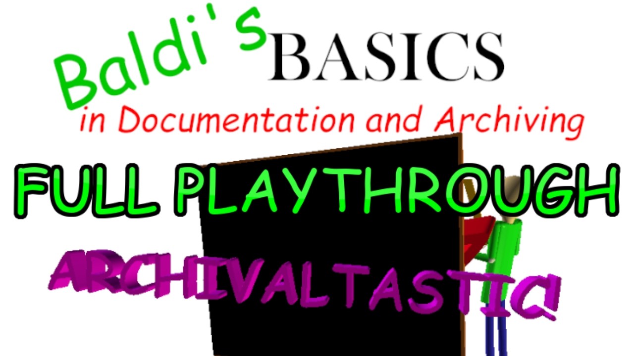 Прототипы Baldi's Basics (полное прохождение)