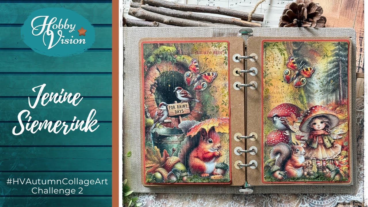 FBLive - 10-09-2025 - #HVAutumnCollageArtChallenge2025 - Challenge 2