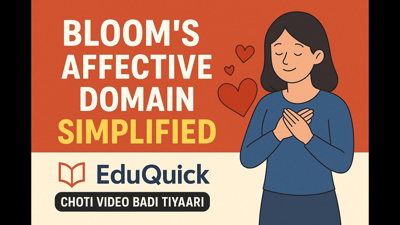Bloom’s Affective Domain Simplified | Levels of Learning with Feelings | EduQuick