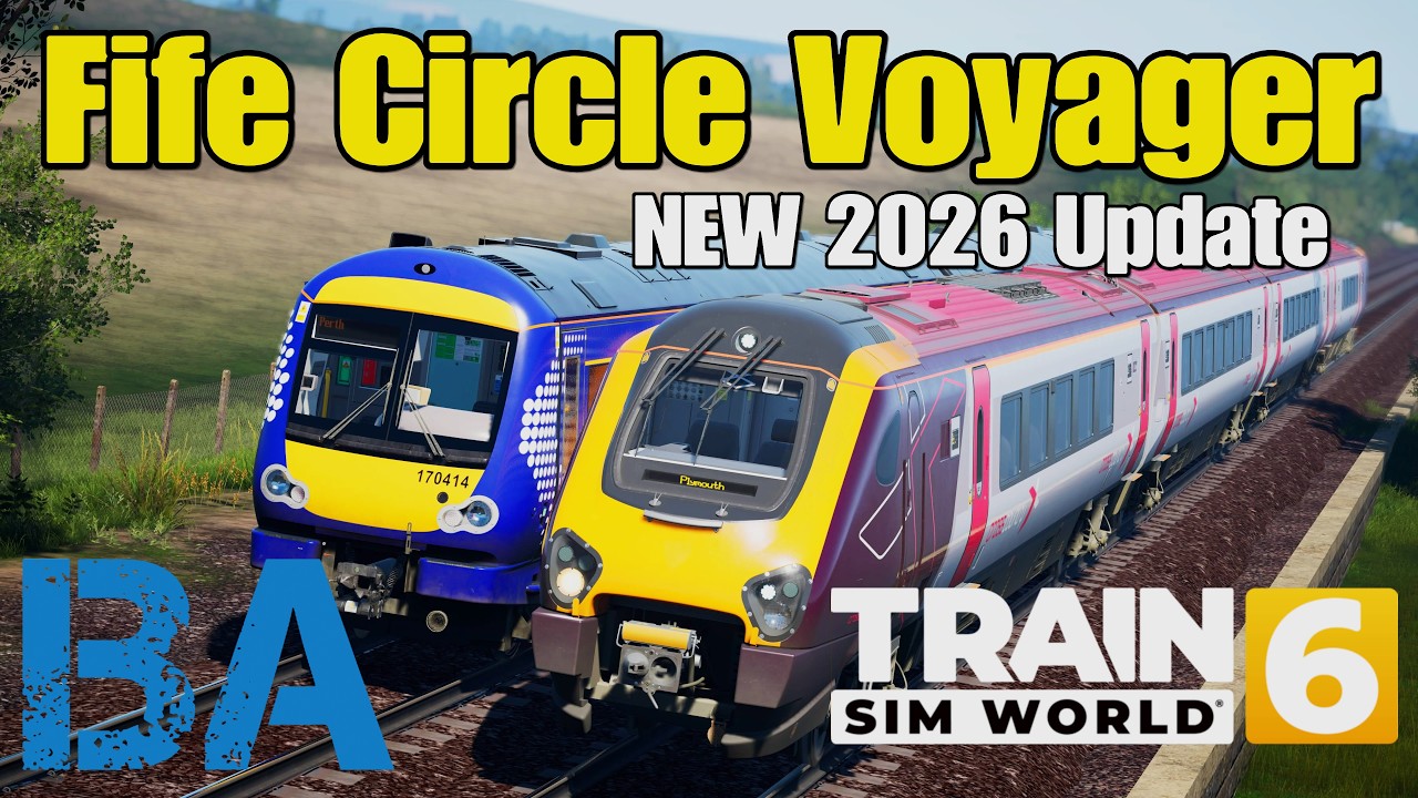 VOYAGER НА ЛИНИИ FIFE CIRCLE &mdash; НОВОЕ ИЮЛЬСКОЕ ОБНОВЛЕНИЕ &mdash; ЛИНИЯ FIFE CIRCLE &mdash; TRAIN SIM WORLD 6