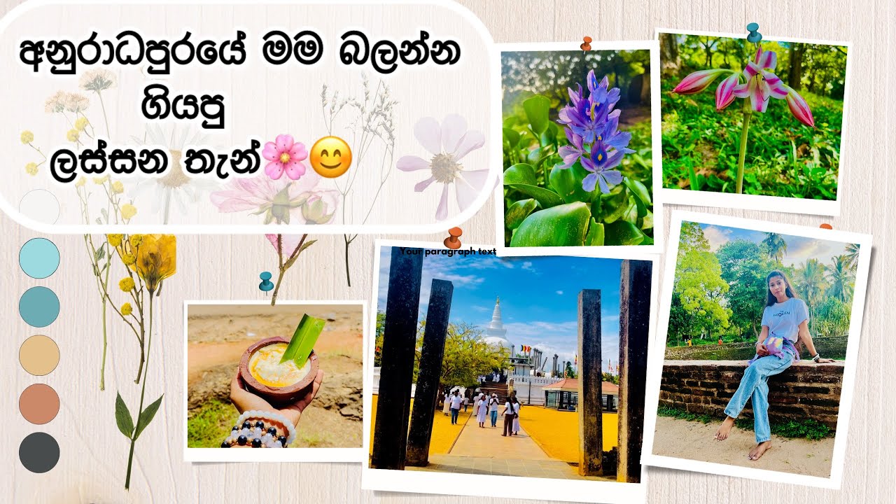 අනුරාධපුරයේ මම ගියපු ලස්සන තැන්🌸😊| Anuradapura Beautiful Places | Part 2 | Vlog 11
