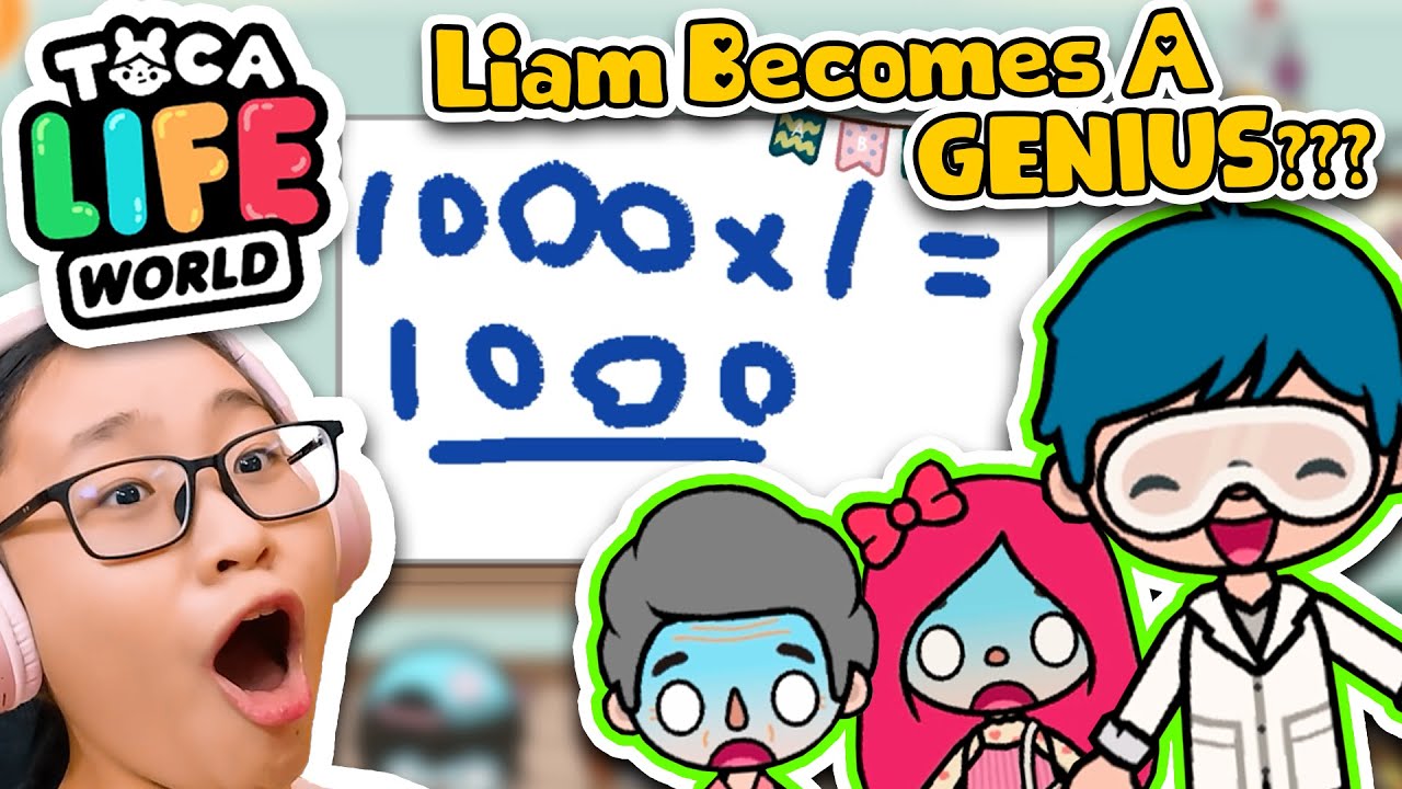 Toca Life World - Liam becomes a GENIUS?!!!