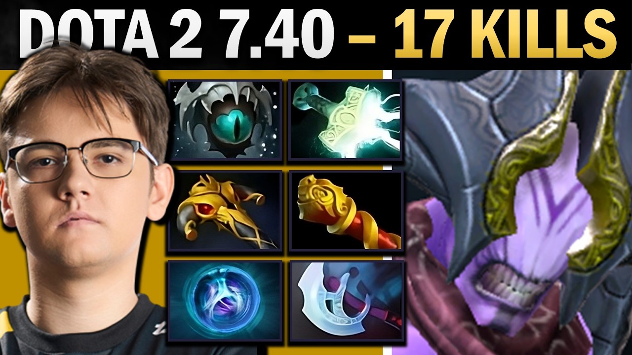 Faceless Void Pro Carry with 17 Kills and Skadi - Dota Gameplay
