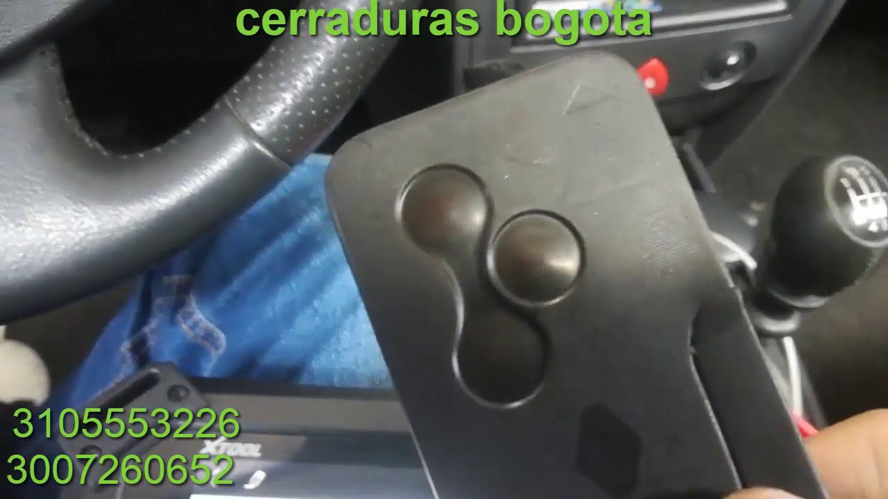 programacion tarjeta megane 2