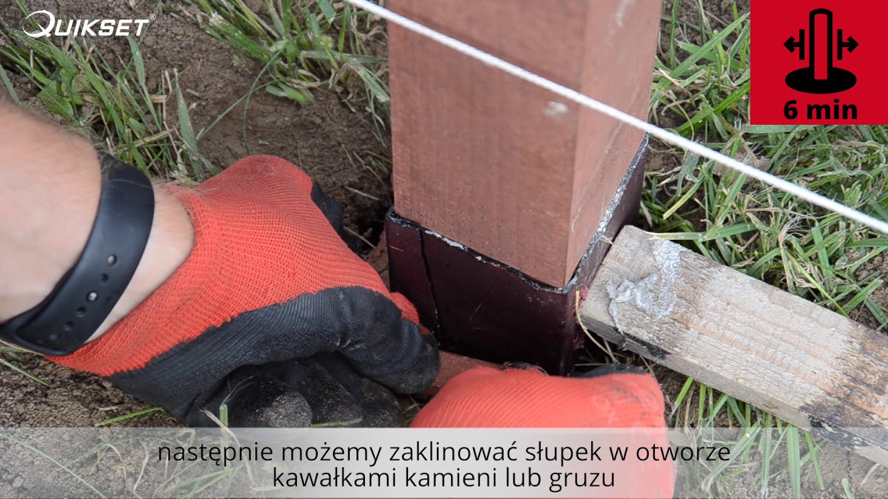 Masa QUIKSET - instrukcja montażu