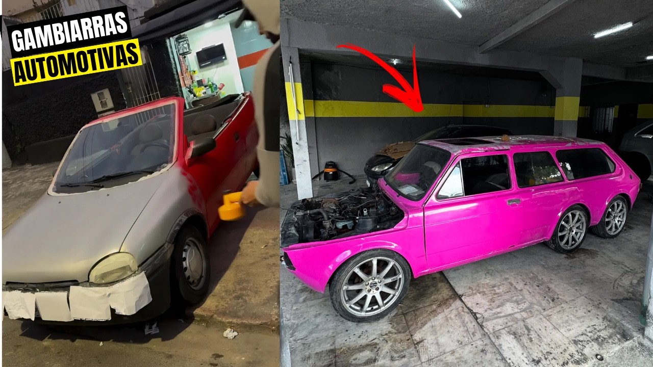 TOP 25 MELHORES GAMBIARRAS FEITAS NA OFICINA DO TIÃO -  NEM O MECANICO ACREDITOU NESSA 😂