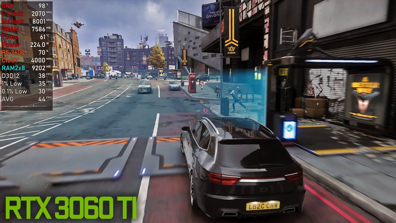 RTX 3060 Ti Watch Dogs Legion Ray Tracing & DLSS | 1440p - 4k