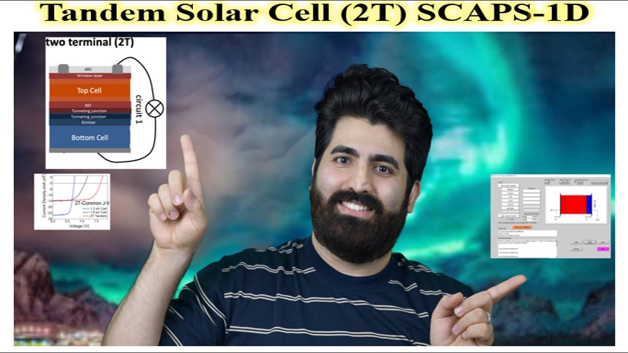 Scaps1D, Simulation 2T-Tandem Perovskite/CZTSSe Solar cell