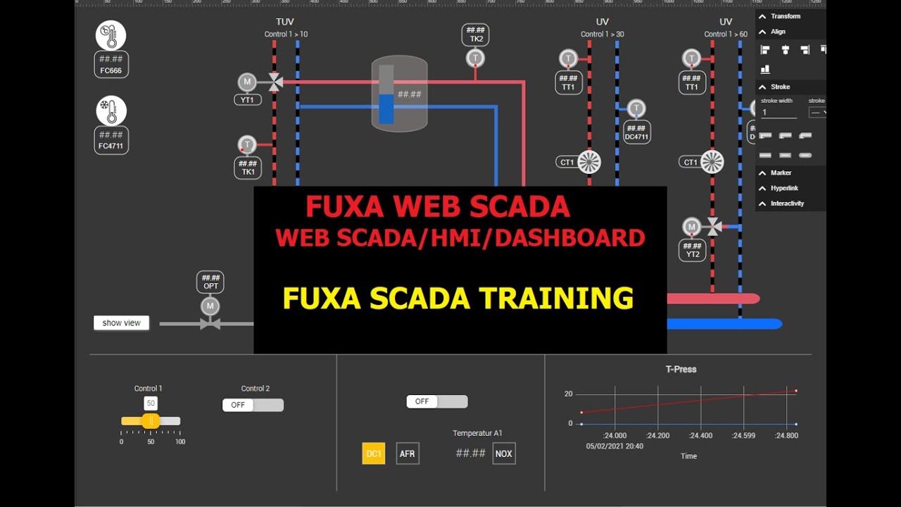 Fuxa Web Scada Training Part#23: Table Alarm Fuxa Scada [ Tạo bảng hiện thị Alarm]