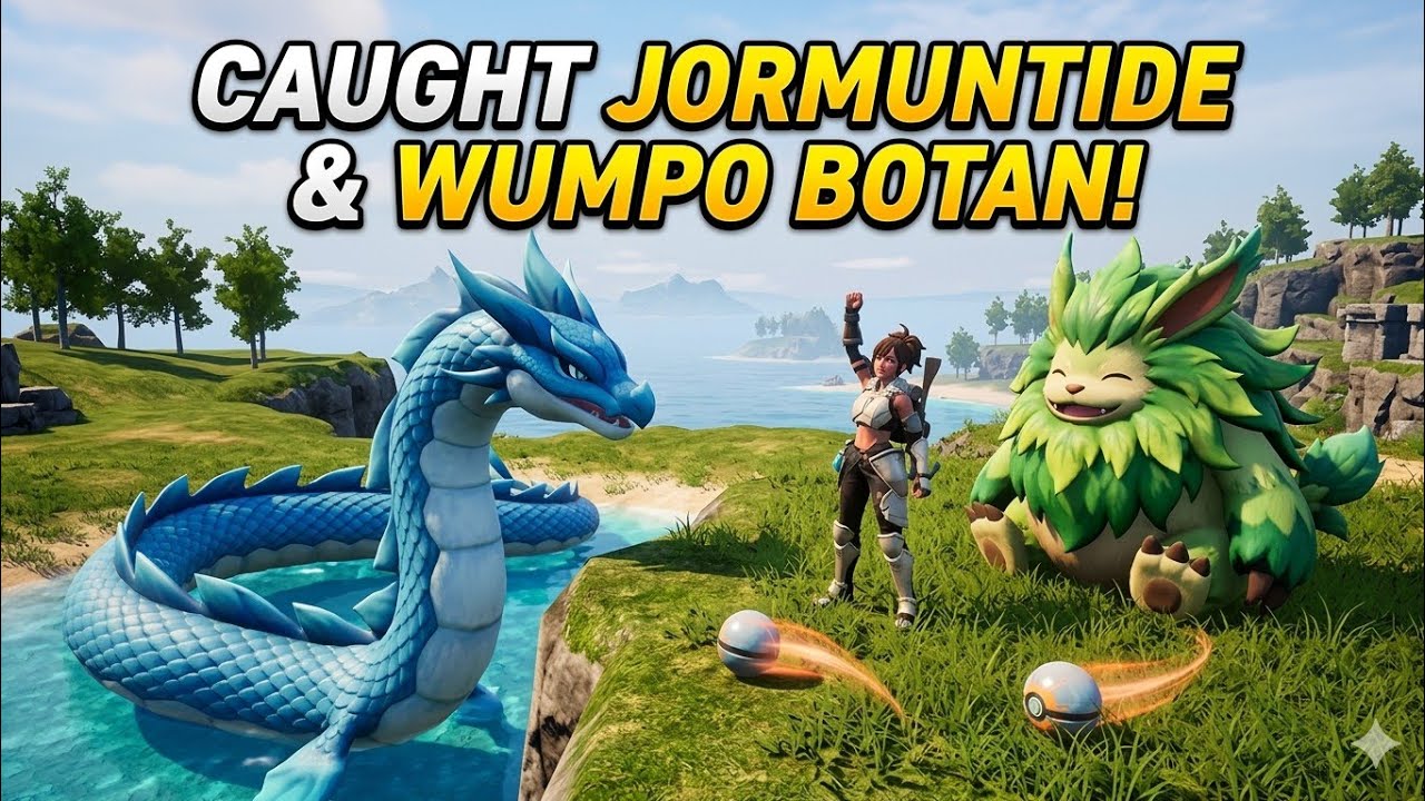 EASY WAY TO CAUGHT WUMPO BOTAN AND JORMUNTIED | PALWORLD PART 22