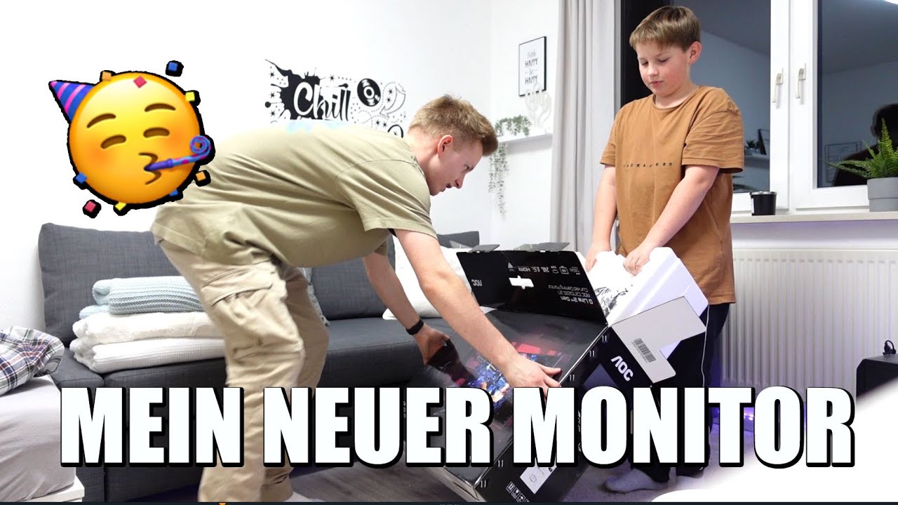 MEIN NEUER PC- MONITOR 🥳 ASH 🤣