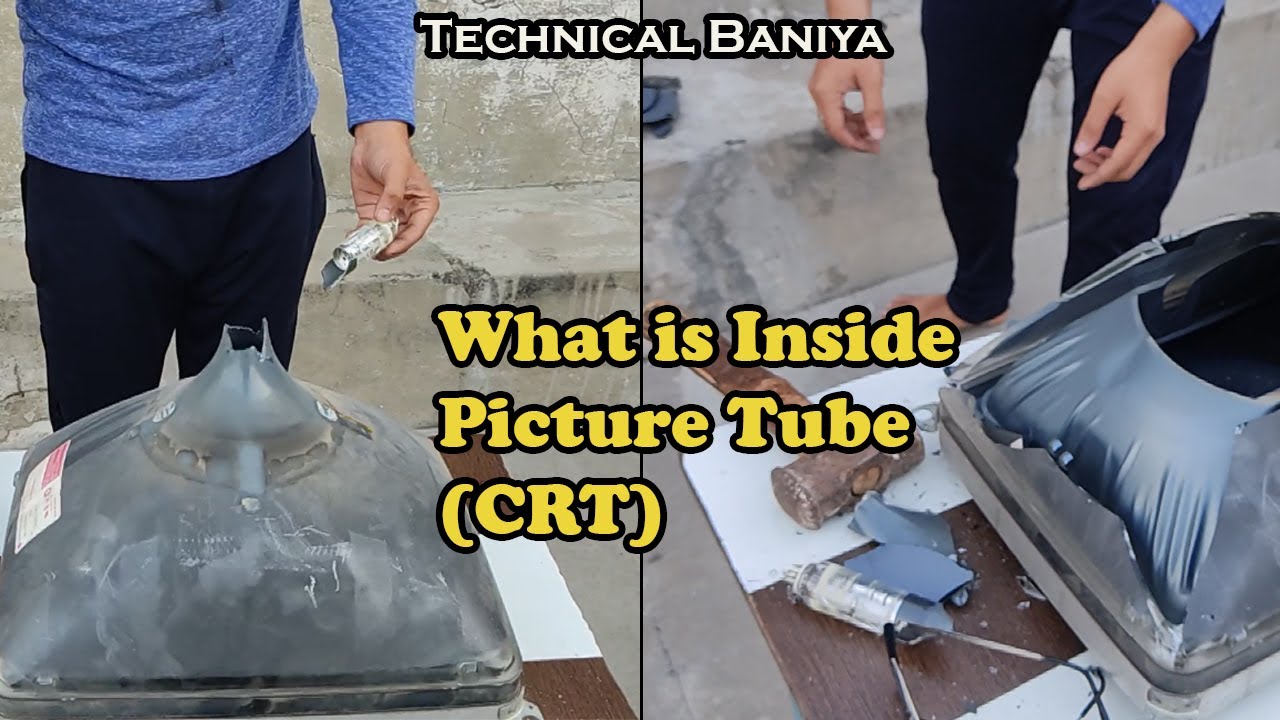 What is Inside PICTURE TUBE | Meme + Knowledge | Working of CRT | Technical Baniya