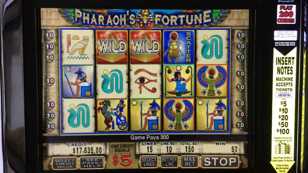PHARAOH’S FORTUNE Ultra High Limit live play
