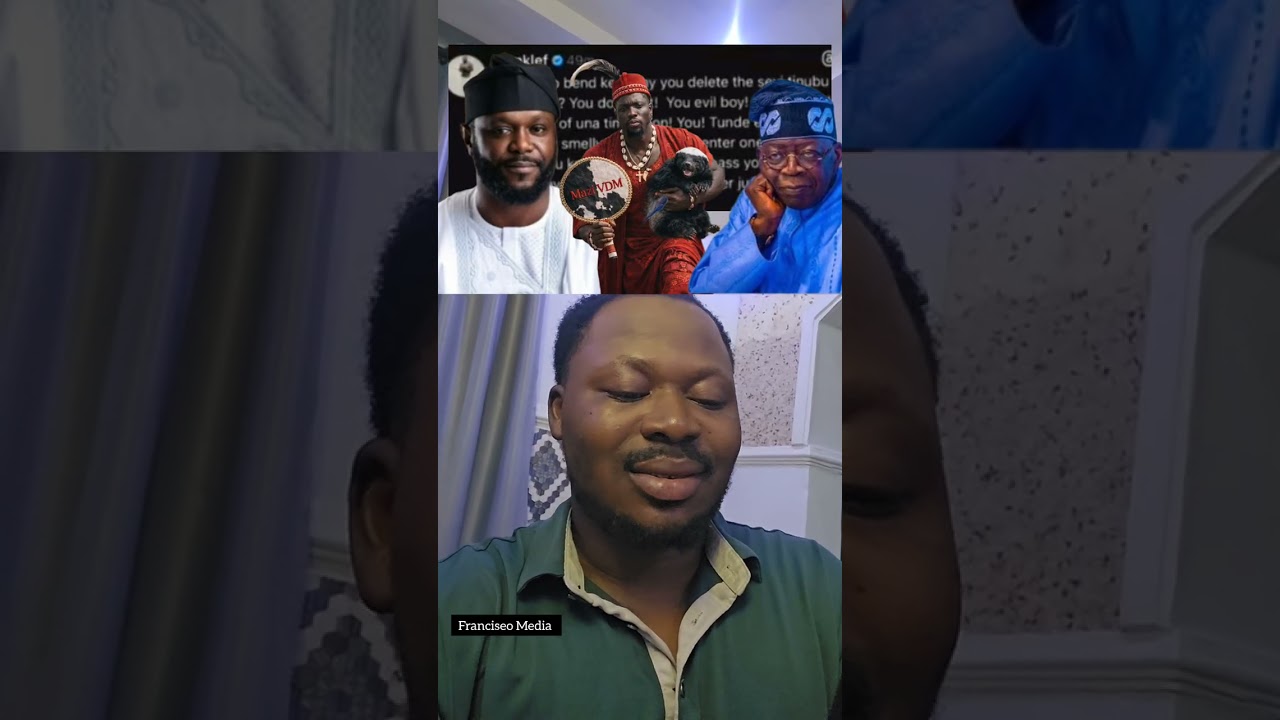 This is the Reason Verydarkblackman delete the video about Sheyi Tinubu 