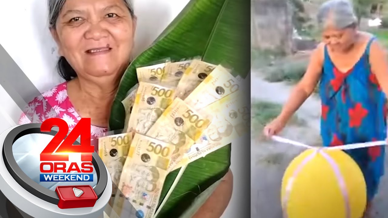 Kids 'say goodbye' to cash after mom lets go of balloon | 24 Oras Weekend
