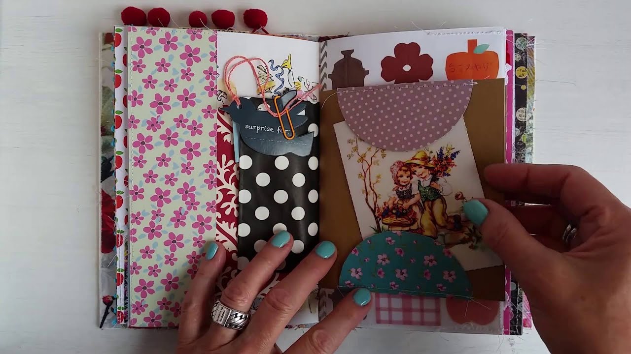 Orange Junk Journal Flip Through
