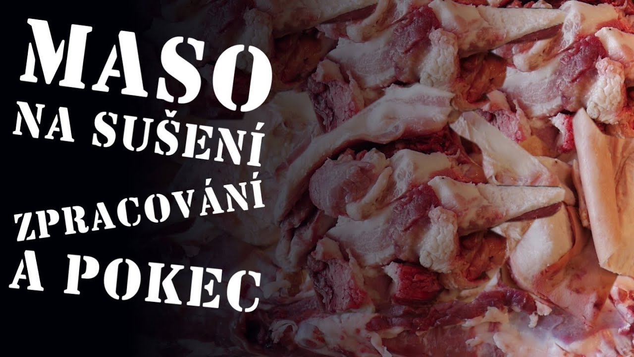 Zpracovaní masa na sušení | Domácí sušené maso | Chatař v kuchyni