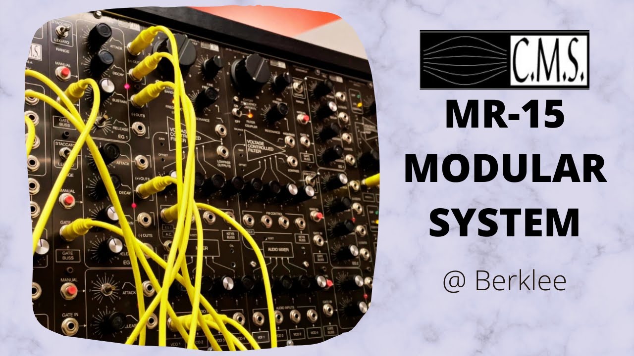EXTREMELY RARE!!! C.M.S. MR-15 ModRack Modular System at Berklee (Copy of an ARP-2500)