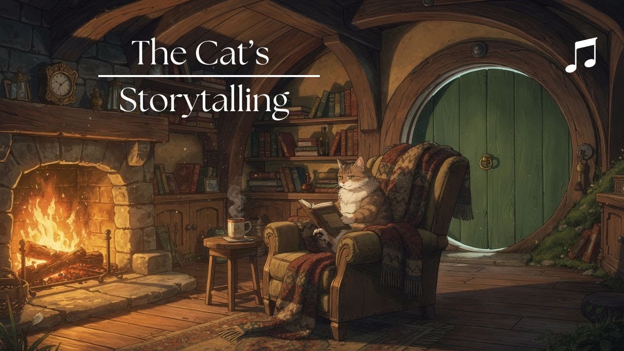 [1 HOUR] Medieval Fantasy Ambience Music - The Cat's Storytelling