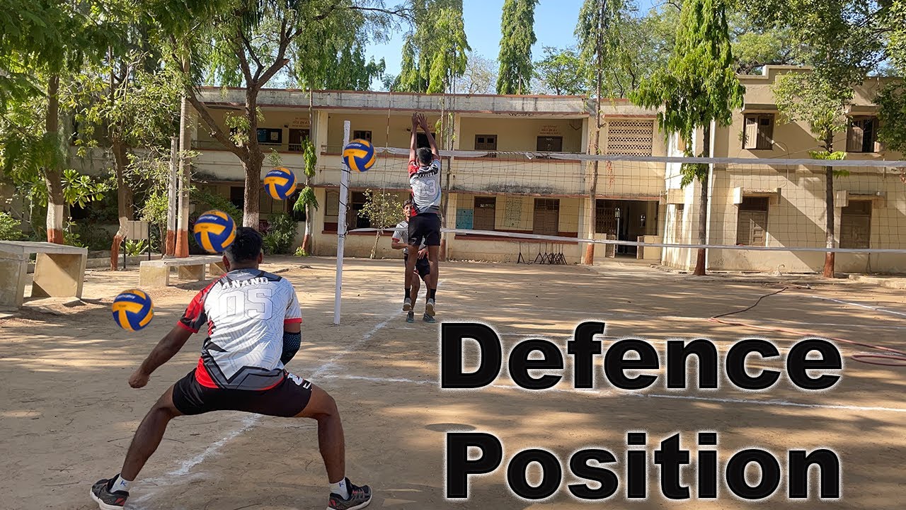 Volleyball Defence Position of libero || #abvolleyball #volleyball