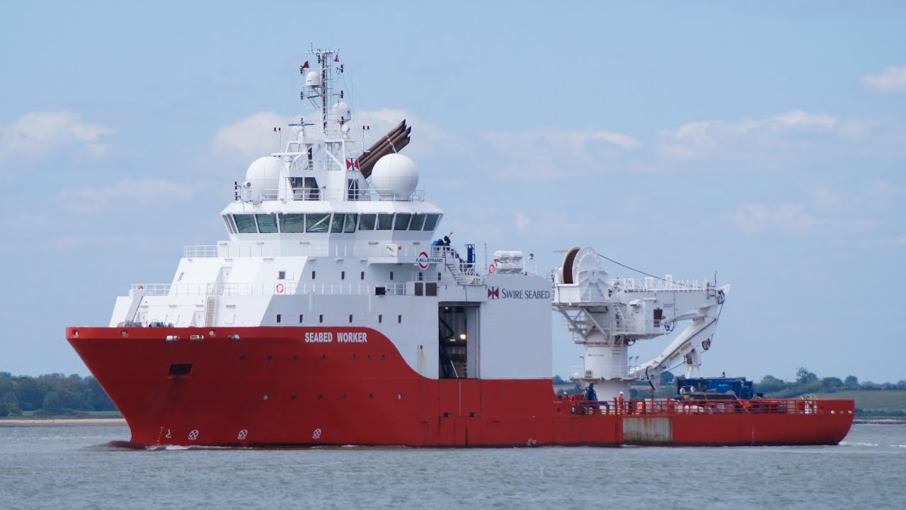SEABED WORKER - Offshore support/supply vessel outbound from harwich 16/5/19