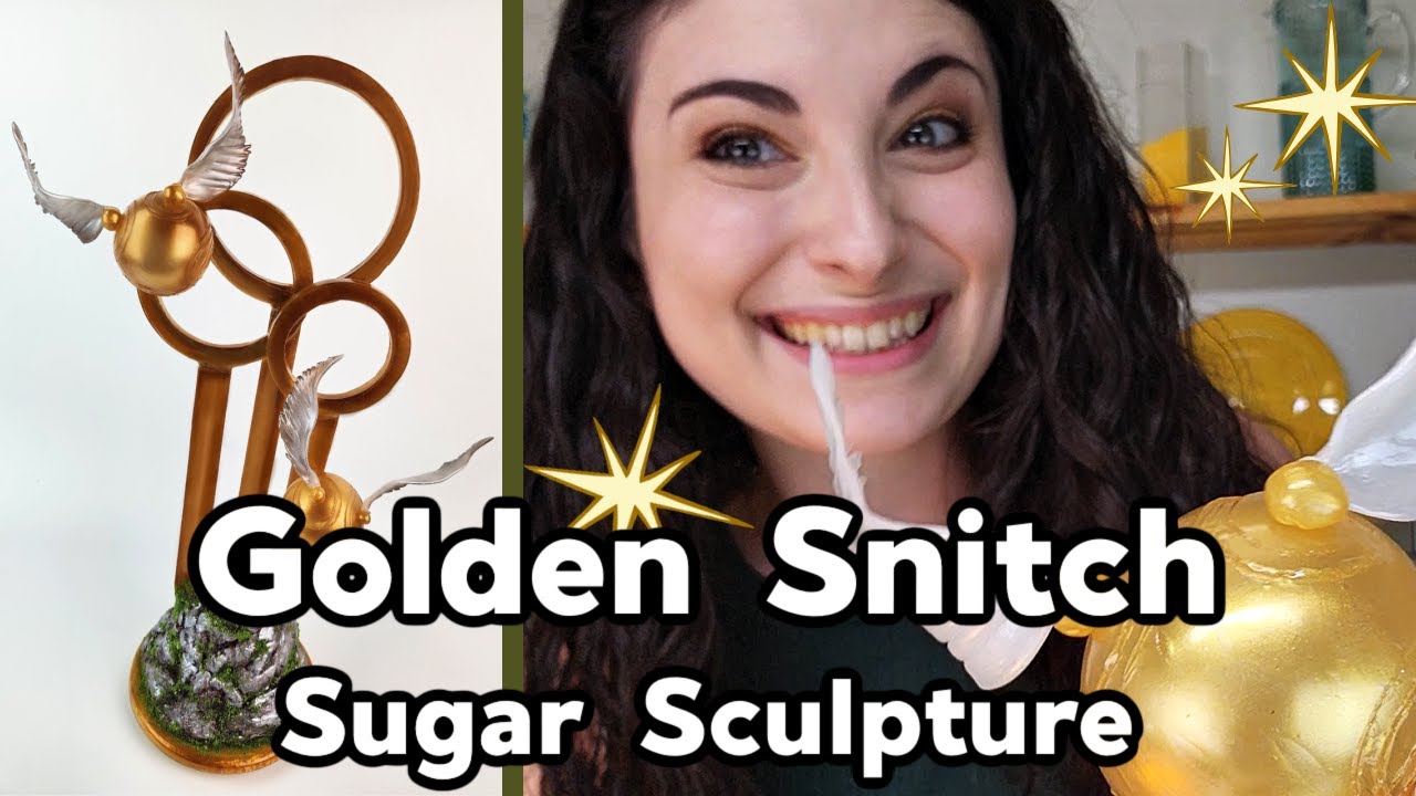 Making a HUGE Harry Potter Sugar Sculpture  - Isomalt Blown Sugar Showpiece