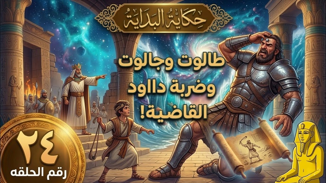 طالوت وجالوت وضربة داود القاضية! | حكاية البداية (الحلقة ٢٤)