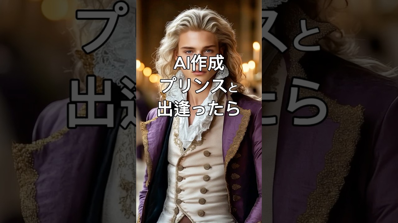 【AI作成／プリンスと出逢ったら】#aiart #イケメン #出会い #恋愛 #癒し #ai #aivideo #ファンタジー