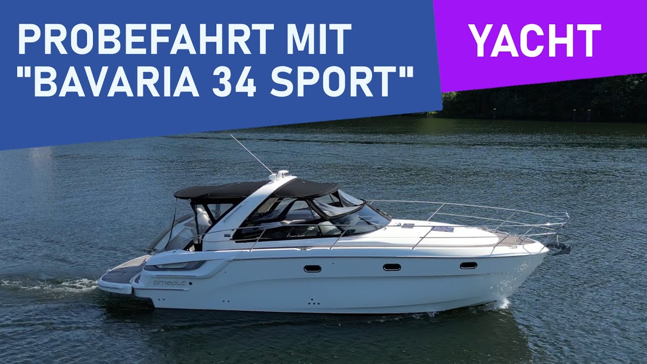 Hausboot mieten 2024: Probefahrt mit Bavaria 34 Sport | Kundenyacht | Vibrationen | Boot | Boat