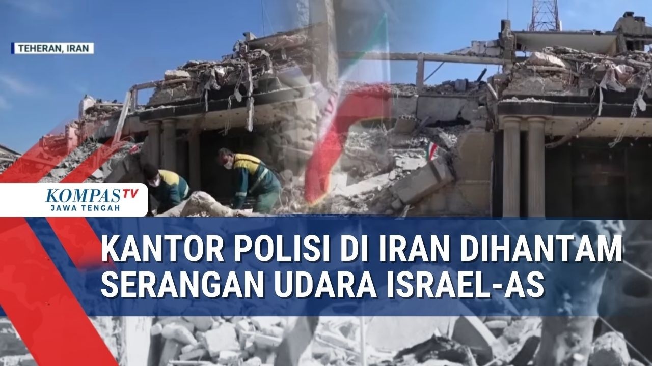 Kantor Polisi di Iran Dihantam Serangan Udara Israel-AS