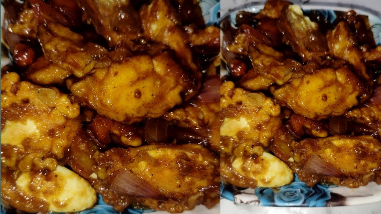 Restaurant Style Egg Chilli At Home