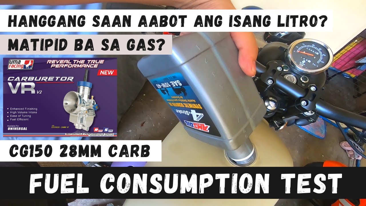 UPGRADED SKYGO EARL 150 FUEL CONSUMPTION TEST | 28mm CARBURETOR CG 150 ENGINE