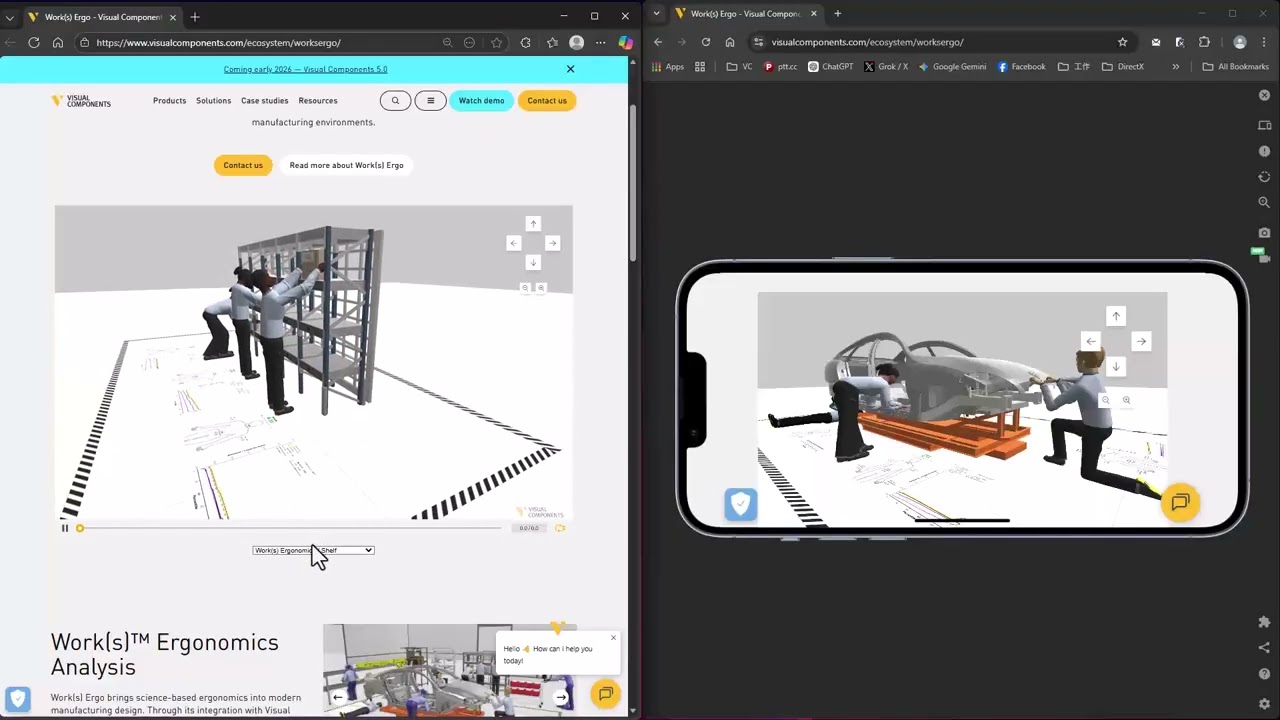 Visual Components - Work(s) Experience Web