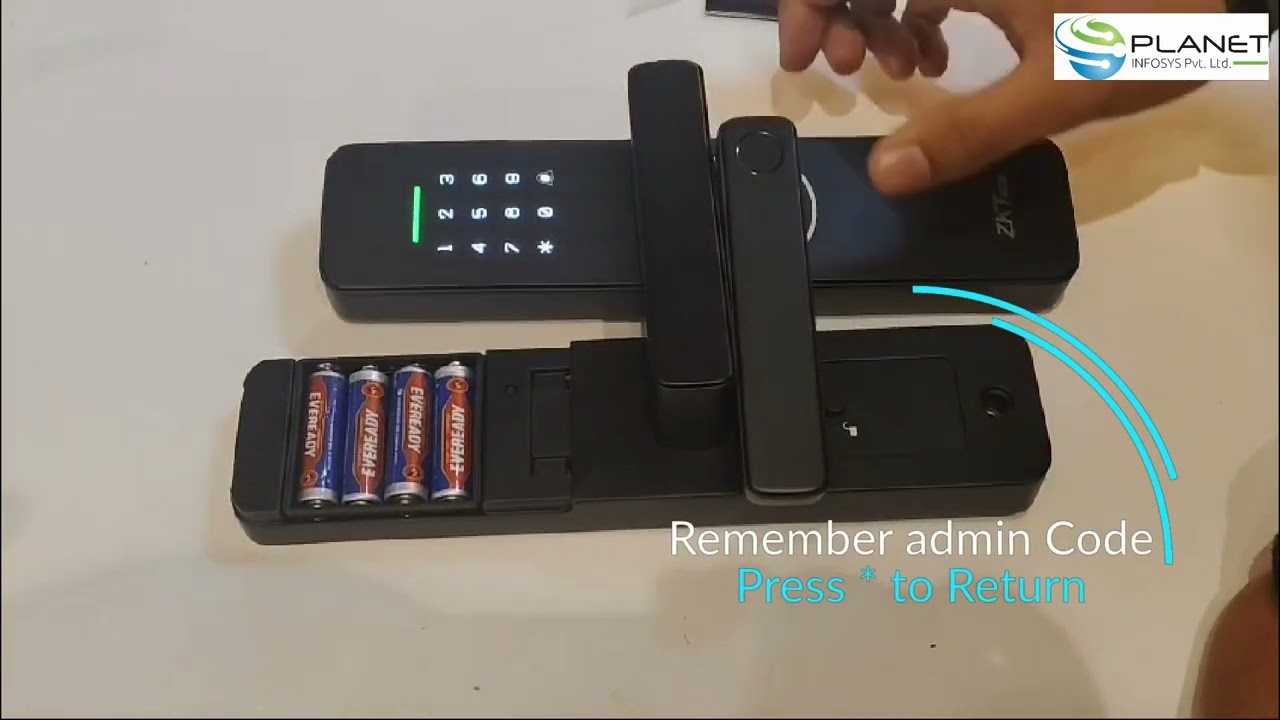 ZKTECO Smart Lock ML100 Adding Admin & Deleting Admin and Reset