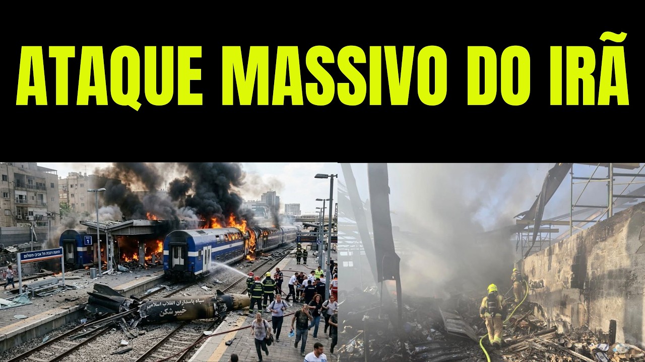 Ataque Massivo: Irã e Hezbollah Disparam Centenas de Vetores Contra Israel