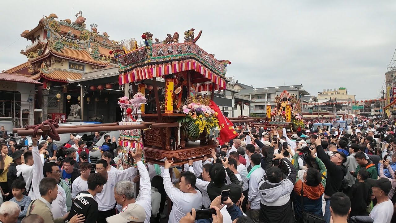 歷史性的一刻！兩頂西羅殿二鎮、四太保神轎一同躦轎腳！ 臺灣第一香 「西港慶安宮」恭迎「新寮鎮安宮」開基二媽重光昇座遶境大典