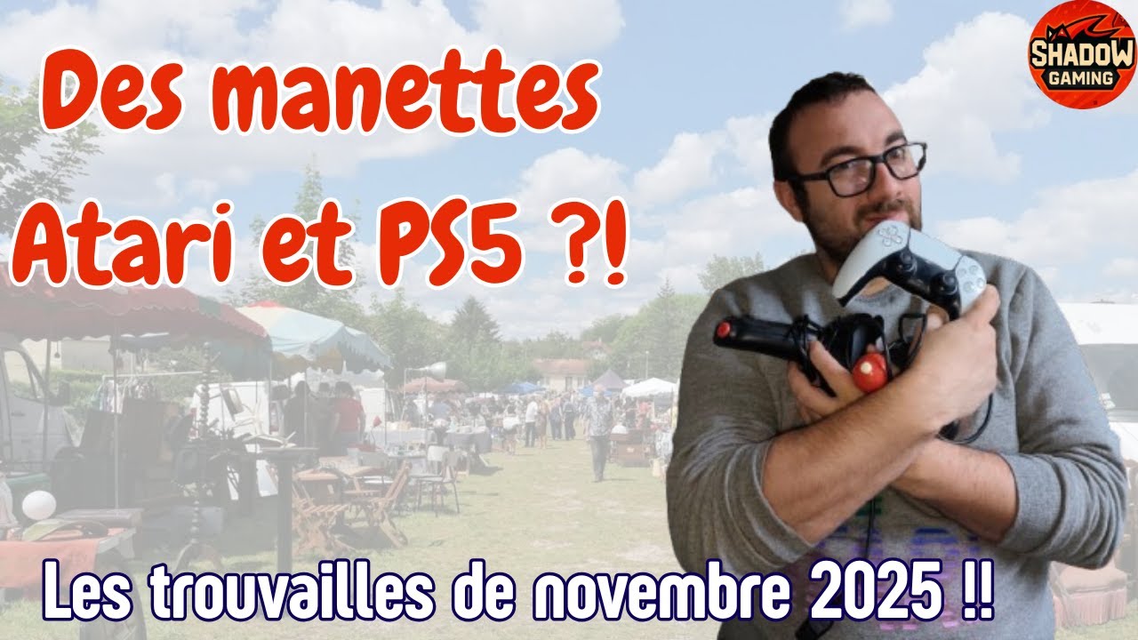 - VIDE GRENIER NOVEMBRE 2025 | DES MANETTES PLAY ET ATARI ? -