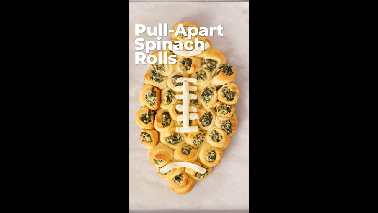 Pull Apart Spinach Rolls | The Perfect Football Food