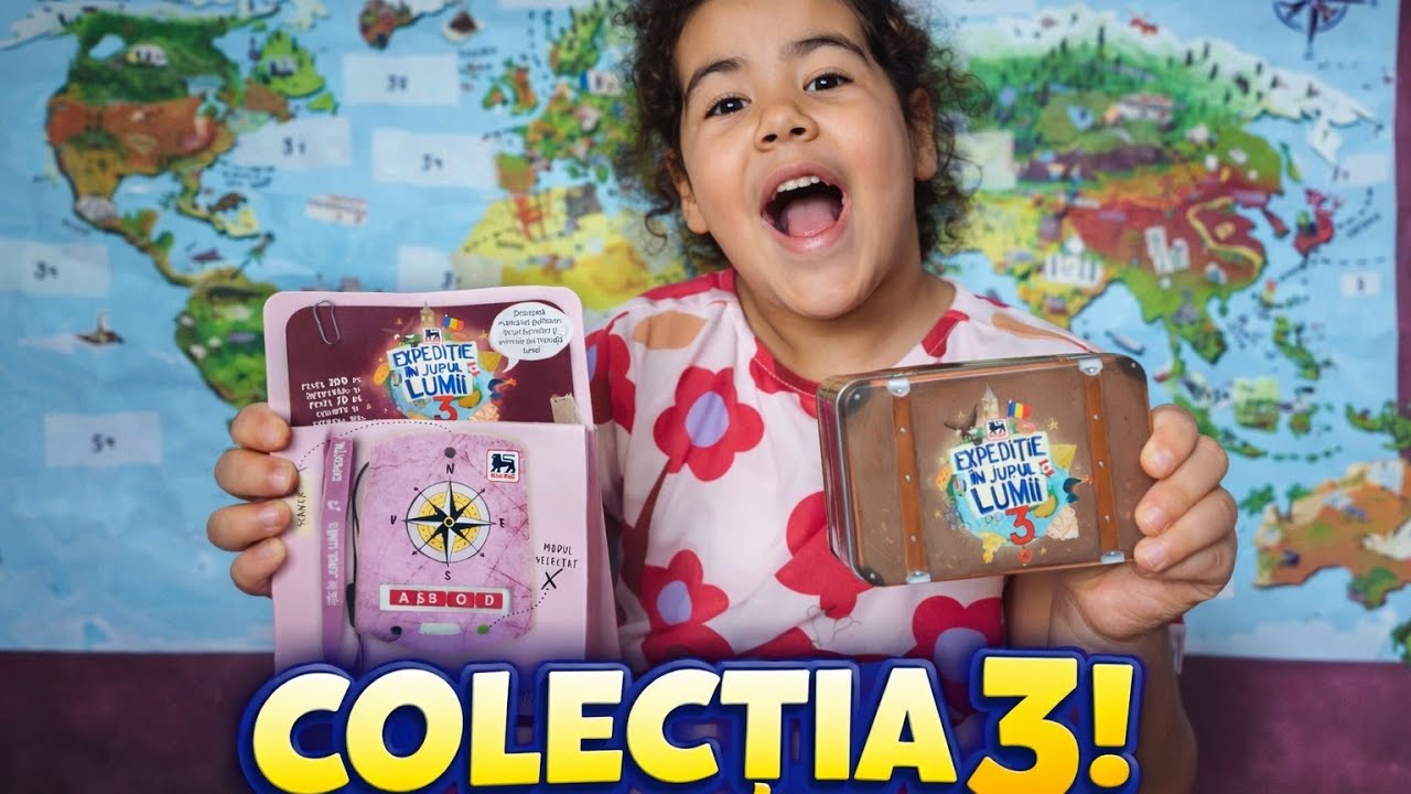 Expediție în Jurul Lumii 3 🌍 | Unboxing colecție Mega Image cu Salma
