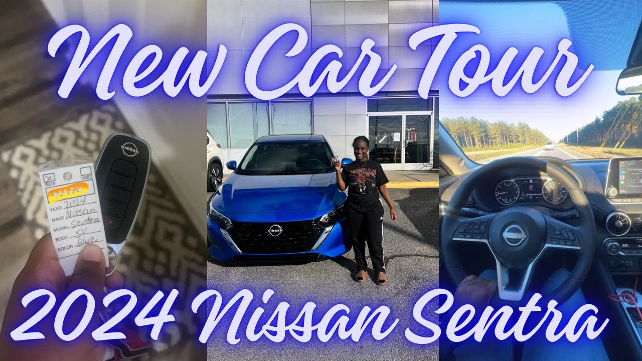 MY NEW 2024 NISSAN SENTRA SV + FULL CAR TOUR!!!! 🚙